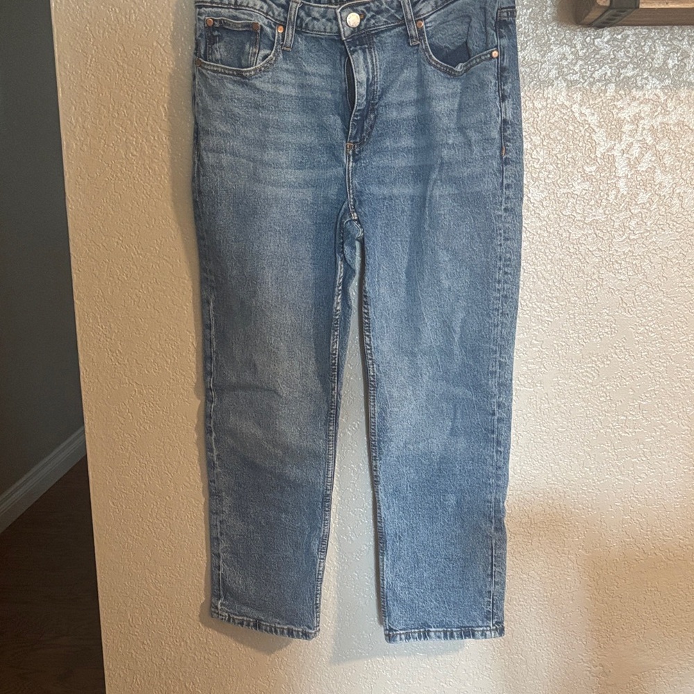 Classic Blue Straight Leg Jeans